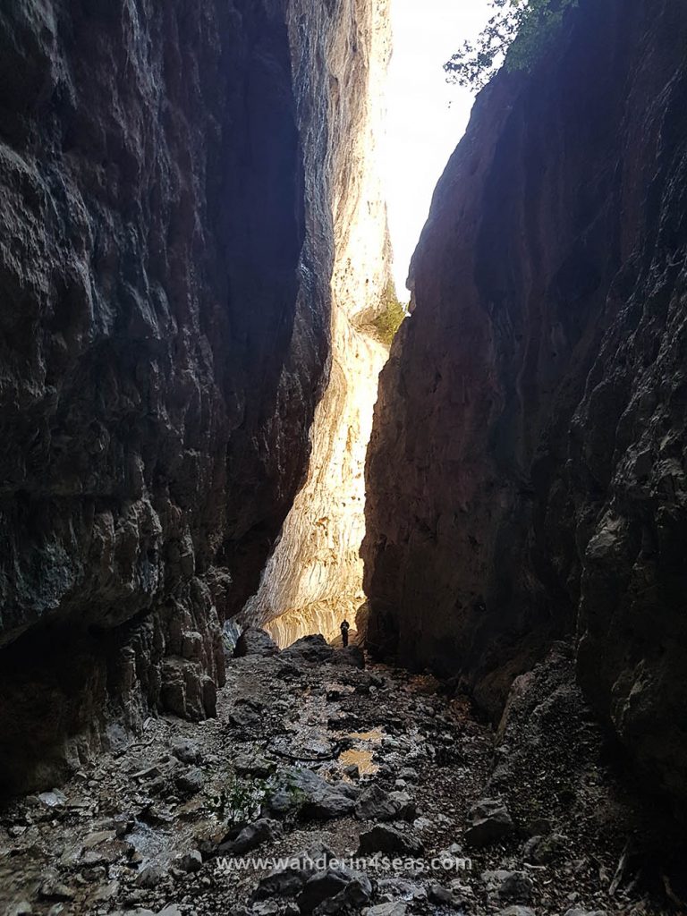 Stunning gorge at VF Burrone Giovanelli